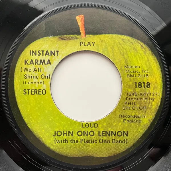 Instant Karma (We All Shine On) / Who Has Seen The Wind?
