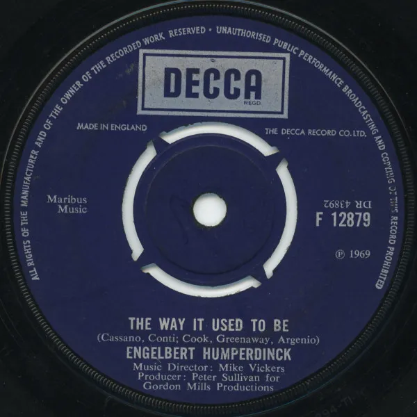 The Way It Used To Be / A Good Thing Going
