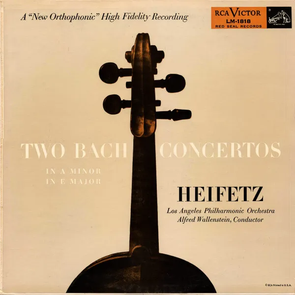 Two Bach Concertos In A Minor In E Major