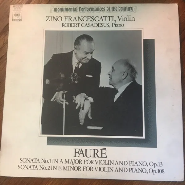 Sonatas For Violin And Piano
