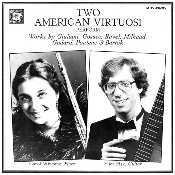 Two American Virtuosi Perform Works By Giuliani, Gossec, Ravel, Milhaud, Godard, Poulenc & Bartok