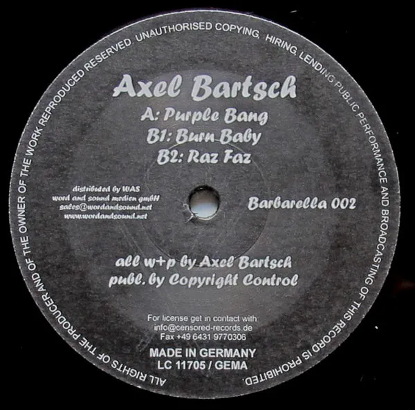Purple Bang / Burn Baby / Raz Faz