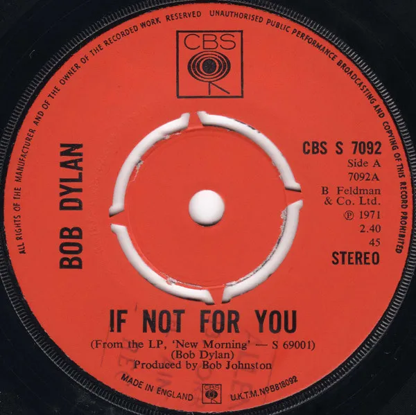 If Not For You