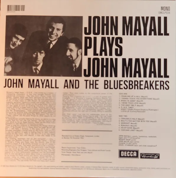 Plays John Mayall