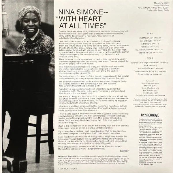 Nina Simone Sings The Blues (180g)