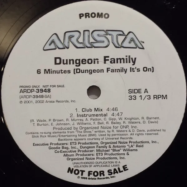 6 Minutes (Dungeon Family It's On)