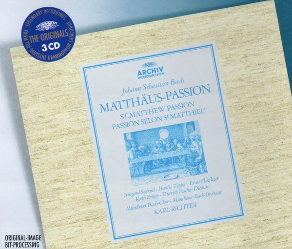 Matthäus-Passion = St. Matthew Passion = Passion Selon St Matthieu