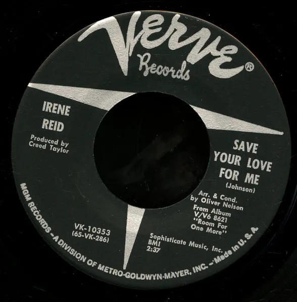 Save Your Love For Me / Room For One