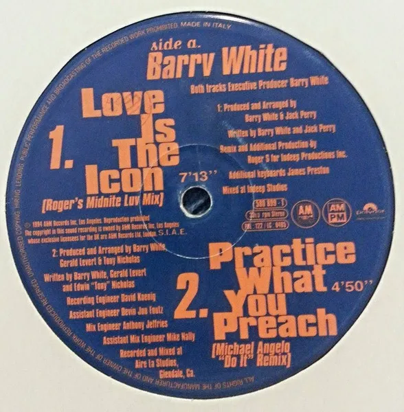 Love is The Icon / Practice What You Preach