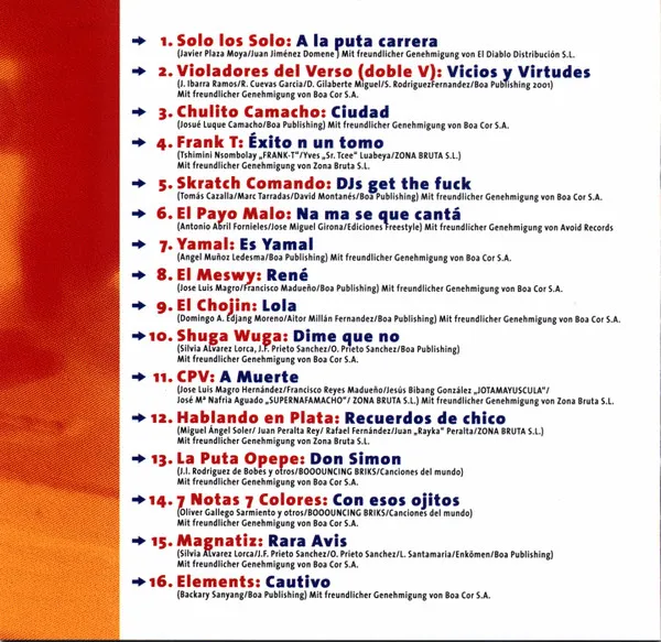 Explicit Lyrics From Espana