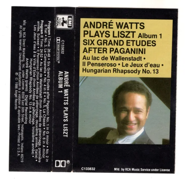 Album 1 · Six Grand Etudes After Paganini · Au Lac De Wallenstadt · Il Penseroso · Les Jeux D'Eau · Hungarian Rhapsody No. 13