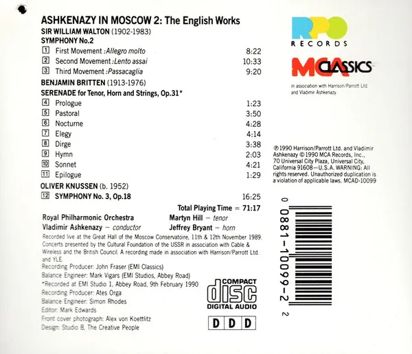 In Moscow 2: The English Works