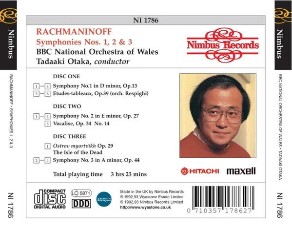 Symphonies Nos. 1, 2 & 3
