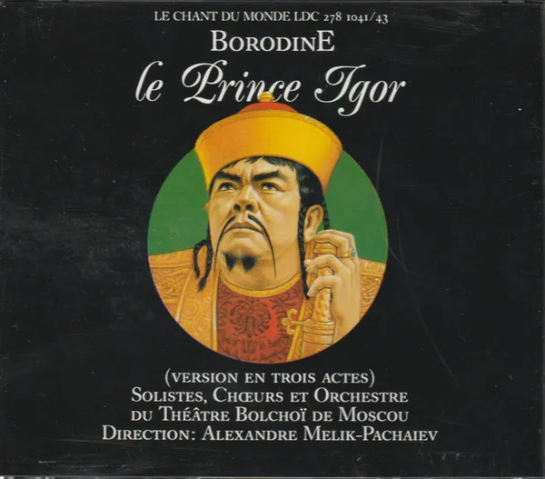 Le Prince Igor ( Version En Trois Actes)