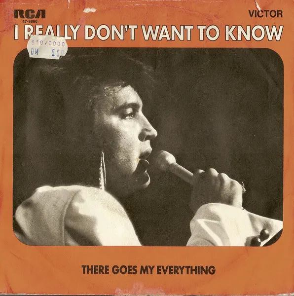 I Really Don't Want To Know