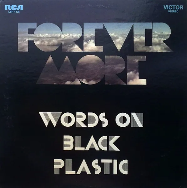 Words On Black Plastic