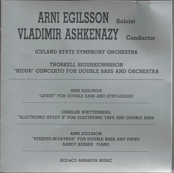 "Nidur" Concerto For Double Bass And Orchestra