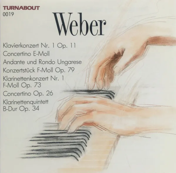 Klavierkonzert Nr. Op. 11 - Concertino E-Moll - Andante Und Rondo Ungarese - Konzertstück F-Moll Op. 79 - Klarinettenkonzert Nr. 1 F-Moll Op. 73 - Concertino Op. 26 - Klarinettenquintett B-Dur Op. 34