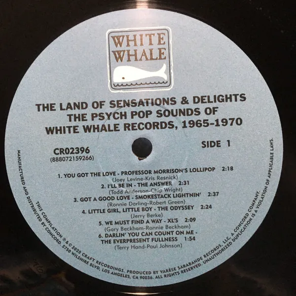 Land of Sensations and Delights: a White Whale Records 1965-1970