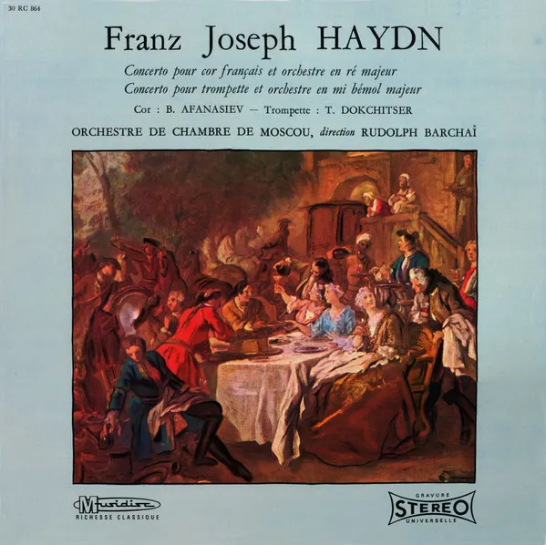 Concerto Pour Cor Français Et Orchestre En Ré Majeur / Concerto Pour Trompette Et Orchestre En Mi Bémol Majeur