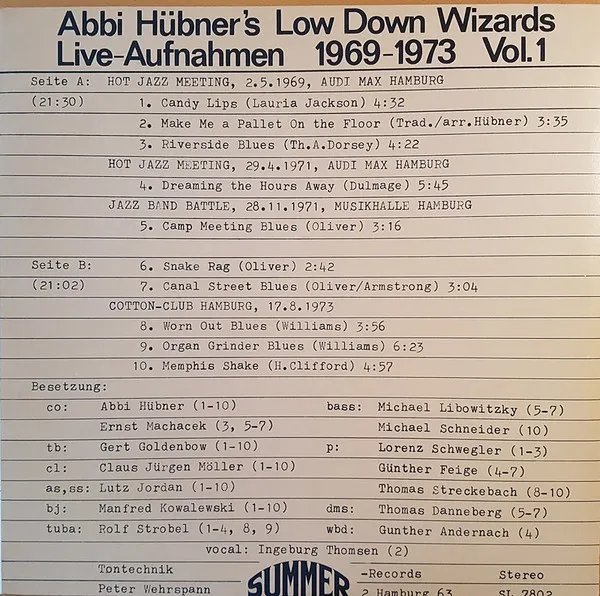 Live-Aufnahmen 1969-1973 Vol. 1