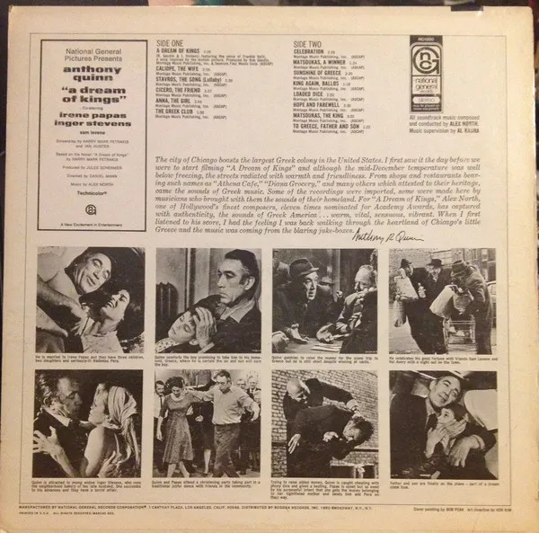 Anthony Quinn "A Dream Of Kings"