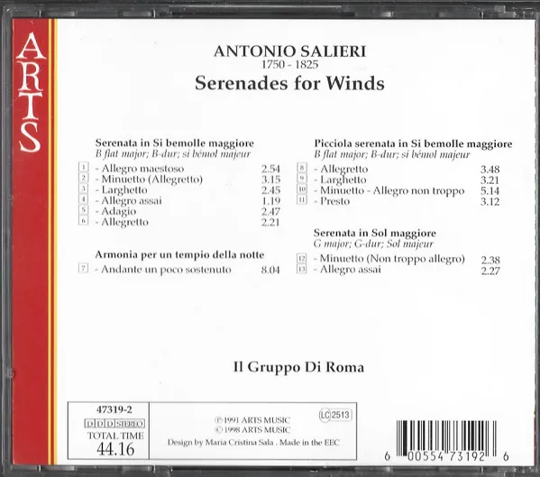 Serenades For Winds
