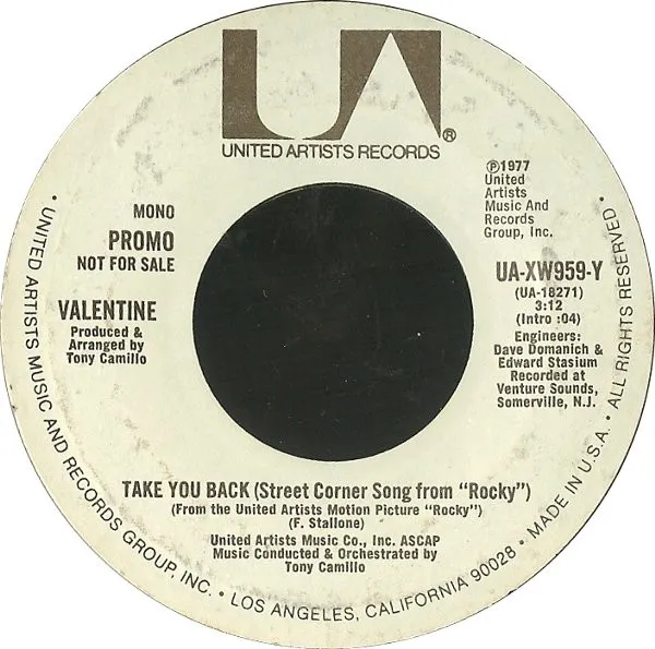 Take You Back (Street Corner Song From "Rocky")