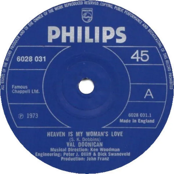 Heaven Is My Woman's Love