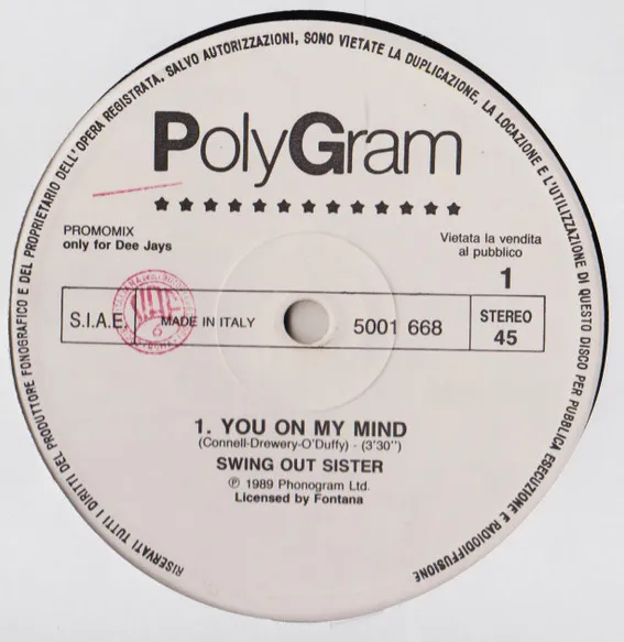 You On My Mind / Your Love