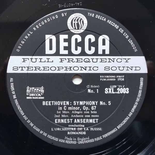 Symphony No. 5 / Egmont Overture