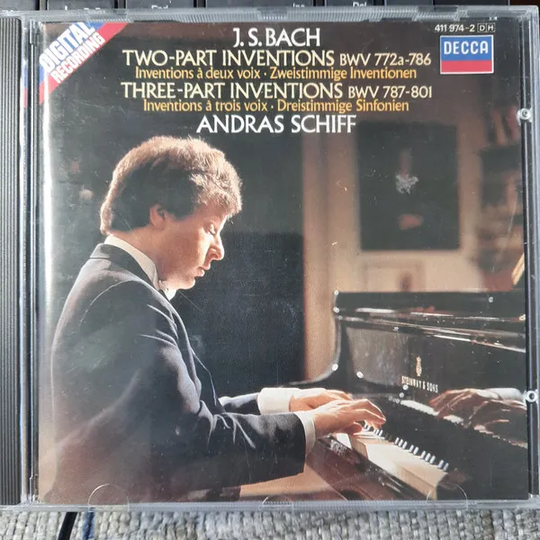 Two-part Inventions BWV 772a-786 - Three-part Inventions BWV 787-801 = Inventions À Trois Voix = Dreistimmige Sinfonien