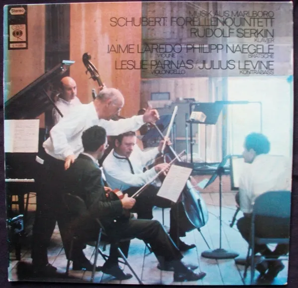 Musik Aus Marlboro: Quintet For Piano, Violin, Viola, Cello And Contrabass A-Major Op.114, D.667 "Forellenquintett"