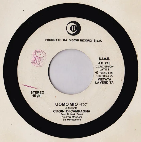 Uomo Mio / Flash In The Night