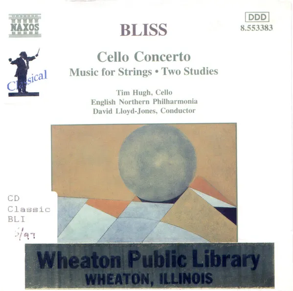 Cello Concerto / Music For Strings / Two Studies