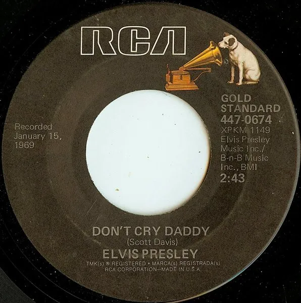 Don't Cry Daddy / Rubberneckin'
