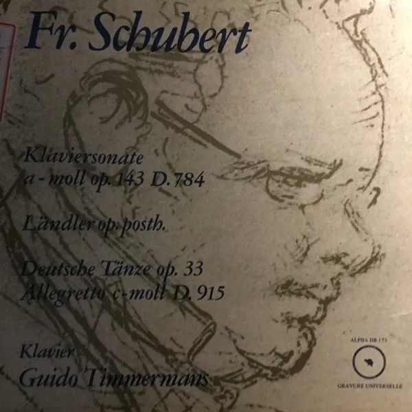 Klaviersonate a-moll op. 143 D.784, Ländler op. posth., Deutsche Tänze op.33 Allegretto c-moll D.915