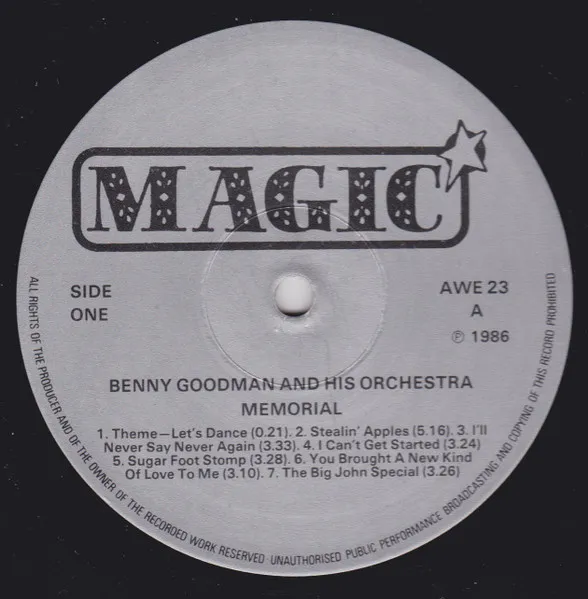 The Benny Goodman Memorial Album