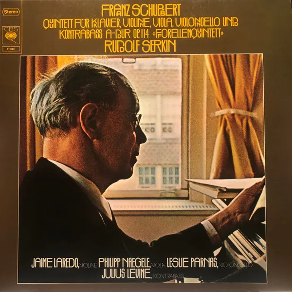 Quintett Für Klavier, Violione, Viola, Violoncello Und Kontrabass A-dur Op. 114 "Forellenquintett"