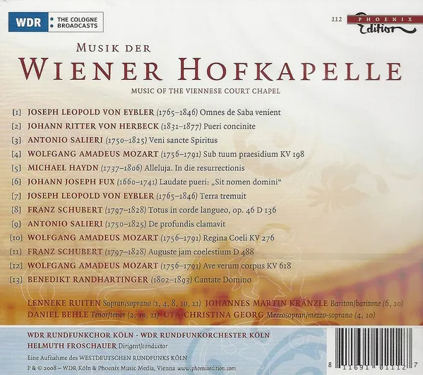 Musik Der Wiener Hofkapelle = Music Of The Viennese Court Chapel