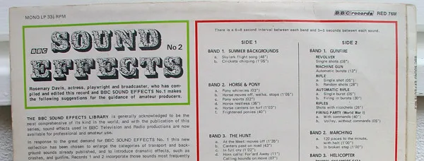 Sound Effects No. 2