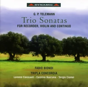 Trio Sonatas For Recorder, Violin & Concerto