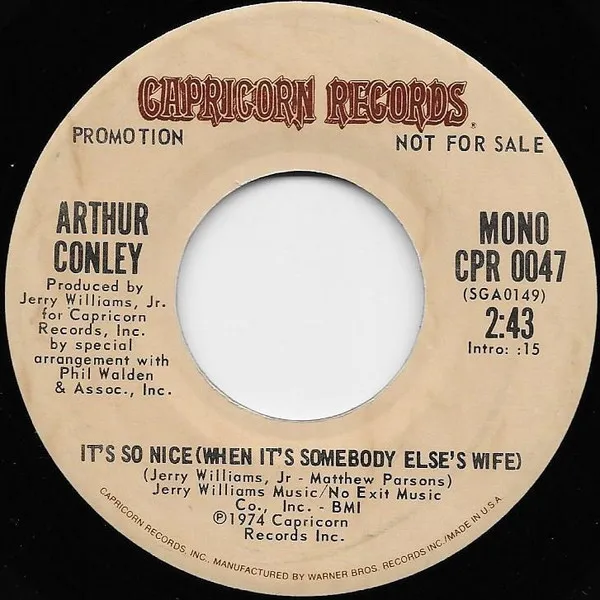 It's So Nice (When It's Somebody Else's Wife)