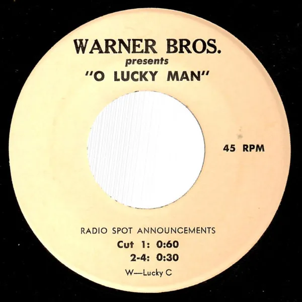 O Lucky Man - Radio Spot Announcements
