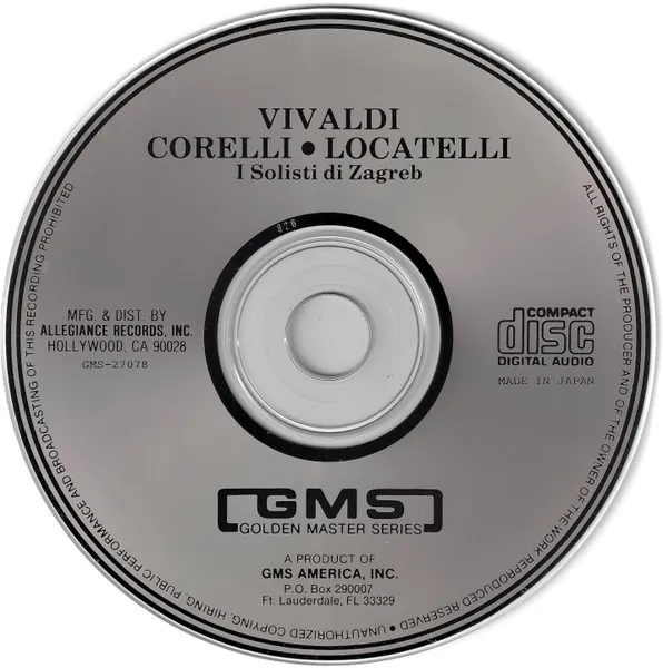 Vivaldi • Corelli • Locatelli
