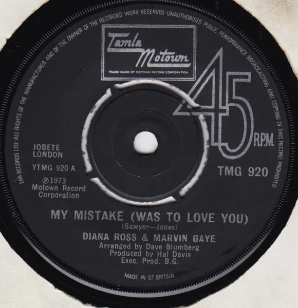 My Mistake (Was To Love You)