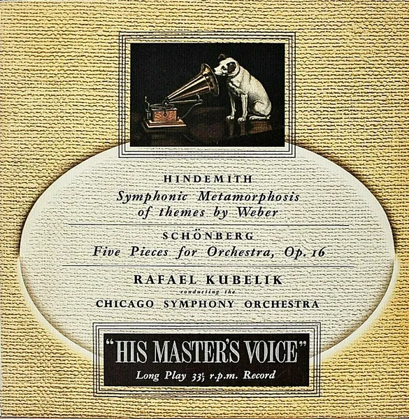 Hindemith: Symphonic Metamorphosis / Schonberg: 5 Pieces