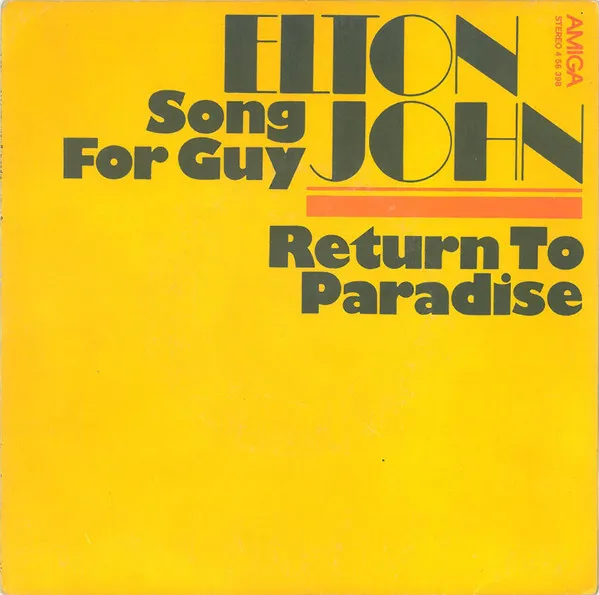 Song For Guy / Return To Paradise