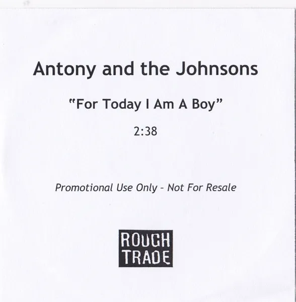 For Today I Am A Boy