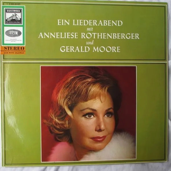 Ein Liederabend Mit Anneliese Rothenberger Und Gerald Moore